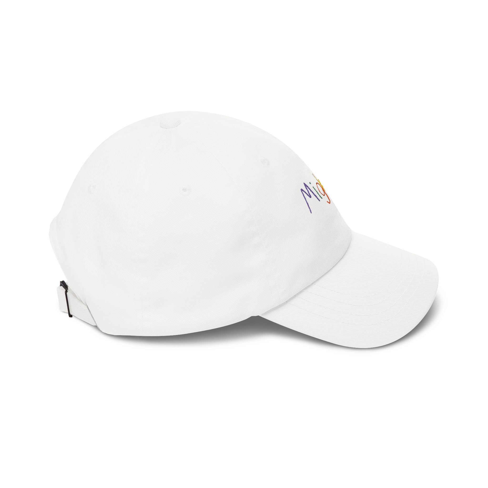 Mighty Rainbow Scribble Classic Dad Cap | Embroidered Text Hat
